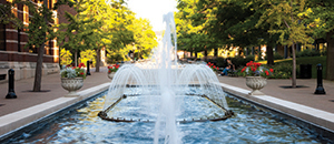 Fountain on Academic Walk