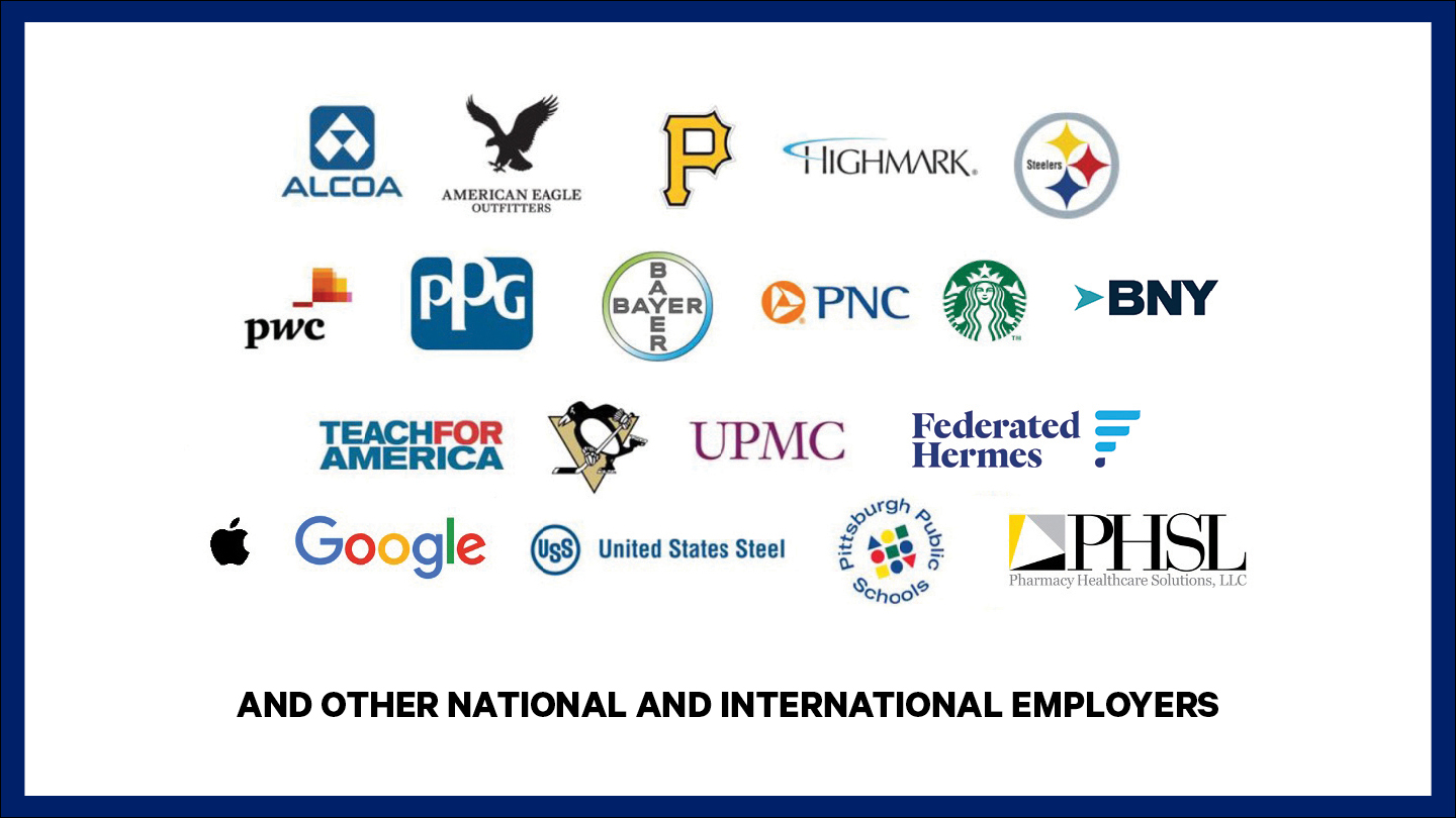 numerous logos of national corporations