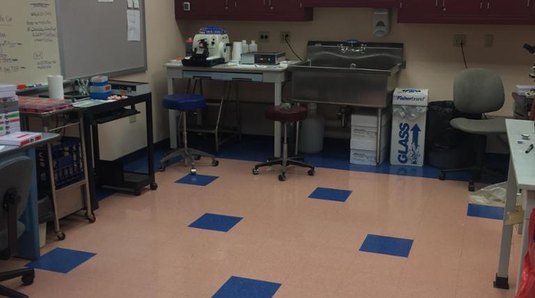 Histology lab.