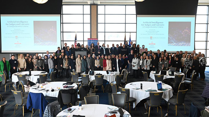 Attendees at the National and International Legal Experts Attend AI and Law Conference
